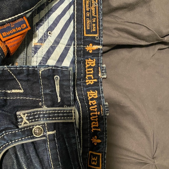 Rock revival mens jeans size 33 Corbin - Picture 3 of 5